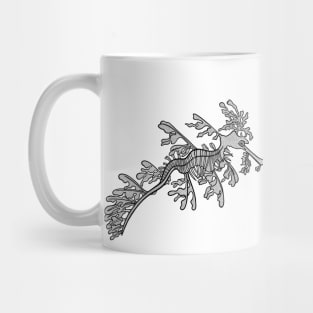 Leafy Seadragons in Love - animal design - on white Mug